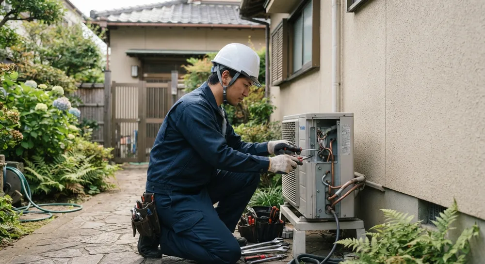 午後の作業
